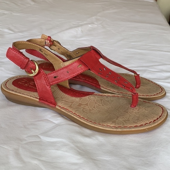 B o c Born Concepts Clearwater Flat Adjustable Ankle strap Sandals Size 7M - Picture 2 of 10